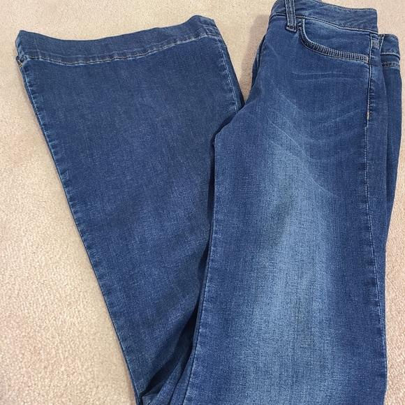 SHAFT JEANS  LOLA FLARED STRETCH COTTON DENIM JEAN - Picture 10 of 16